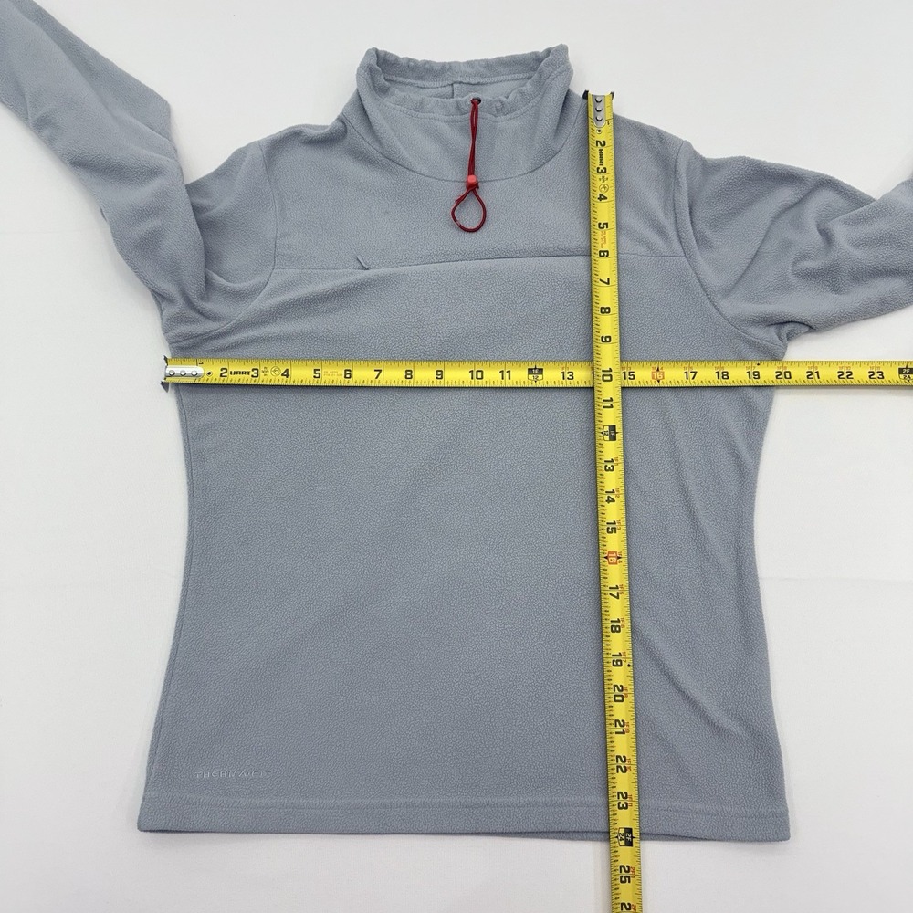 Nike ACG Thermal‎ Layer 2 Fleece Sweatshirt Womens Medium Pullover Pocket Gray - Picture 5 of 10